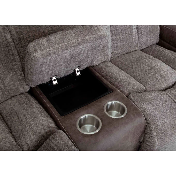 Aire Dove Power+ Reclining Console Loveseat 6 Aire Dove Power+ Reclining Console Loveseat - Image 4