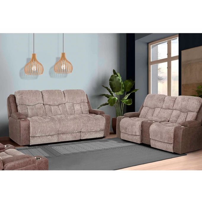 Aire Dove Power+ Reclining Console Loveseat 7 Aire Dove Power+ Reclining Console Loveseat - Image 5