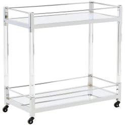 Chaseton Silver Bar Cart