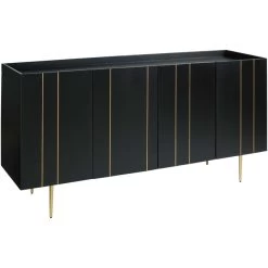 Brentburn Black Accent Cabinet
