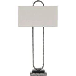 Bennish Antique Silver Table Lamp