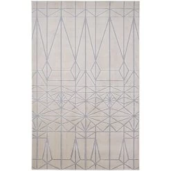 Micah Silver 5x8 Rug
