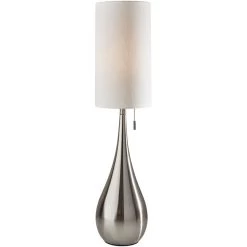 Adesso Christina Brushed Steel Table Lamp