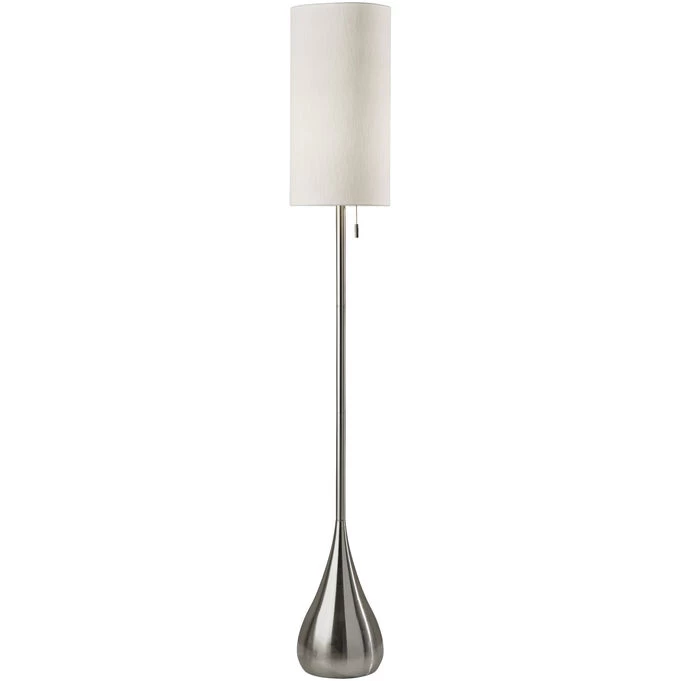 Adesso Christina Brushed Steel Floor Lamp 3 Adesso Christina Brushed Steel Floor Lamp