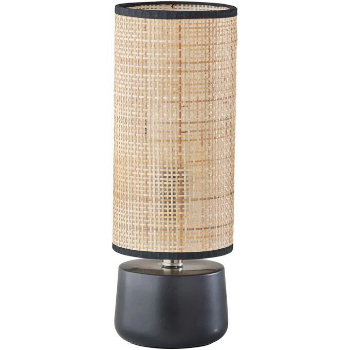 Adesso Sheffield Black Table Lantern 4 Adesso Sheffield Black Table Lantern - Image 2