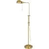 Croby Antique Brass Floor Lamp