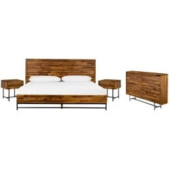 Cusco Brown Queen 4 Piece Room Group