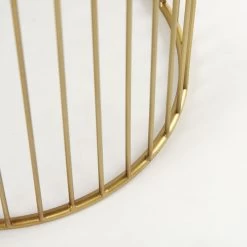 Shani Gold Set Of 2 Accent Tables -furniture QK1060934 MEFD IS3 OL