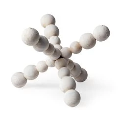 Carrollton White Large Geometric Ball Jack
