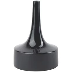 Burton Matte Black Medium Jug Vase -furniture QK1060980 MEFD BCK OL