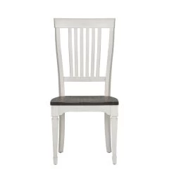 Allyson Park White Slat Back Side Chair