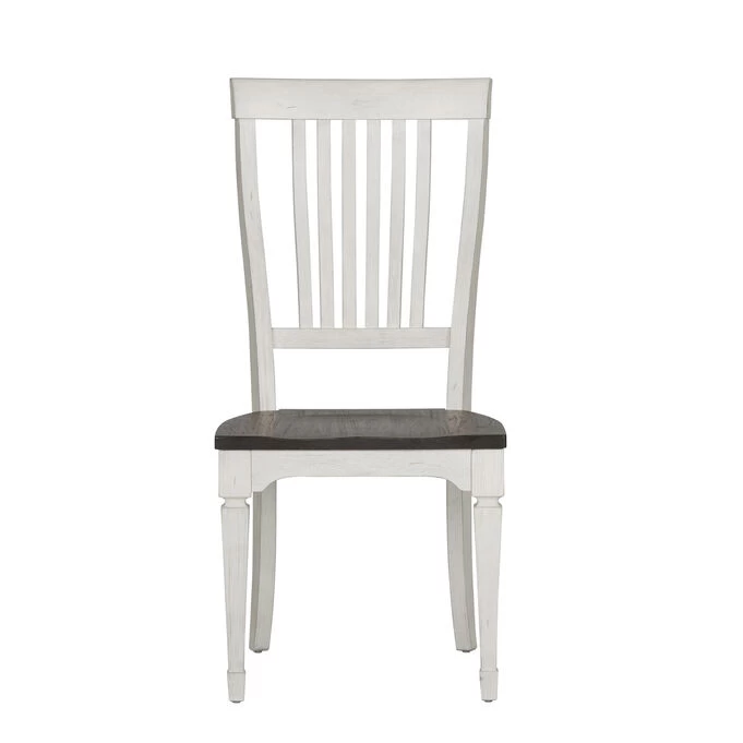 Allyson Park White Slat Back Side Chair 3 Allyson Park White Slat Back Side Chair