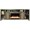 Joshua Creek Barnwood 84 Inch Super Fireplace Console 2 Joshua Creek Barnwood 84 Inch Super Fireplace Console -furniture QK1061717 LEGE PRI OL