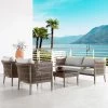 Safari Beige 4 Piece Patio Set