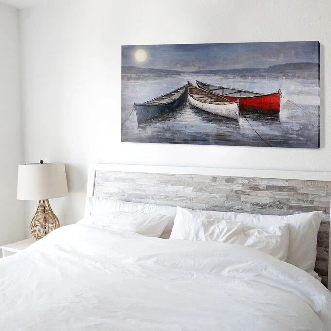 Heartland Home Boats At Dawn Wall Art 4 Heartland Home Boats At Dawn Wall Art - Image 2