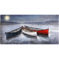 Heartland Home Boats At Dawn Wall Art