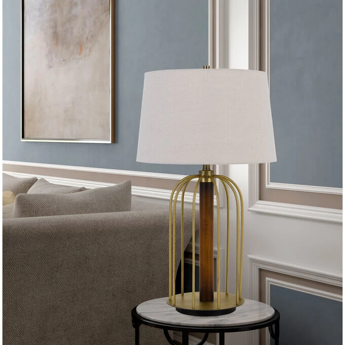 Servan Antique Brass Table Lamp 4 Servan Antique Brass Table Lamp - Image 2