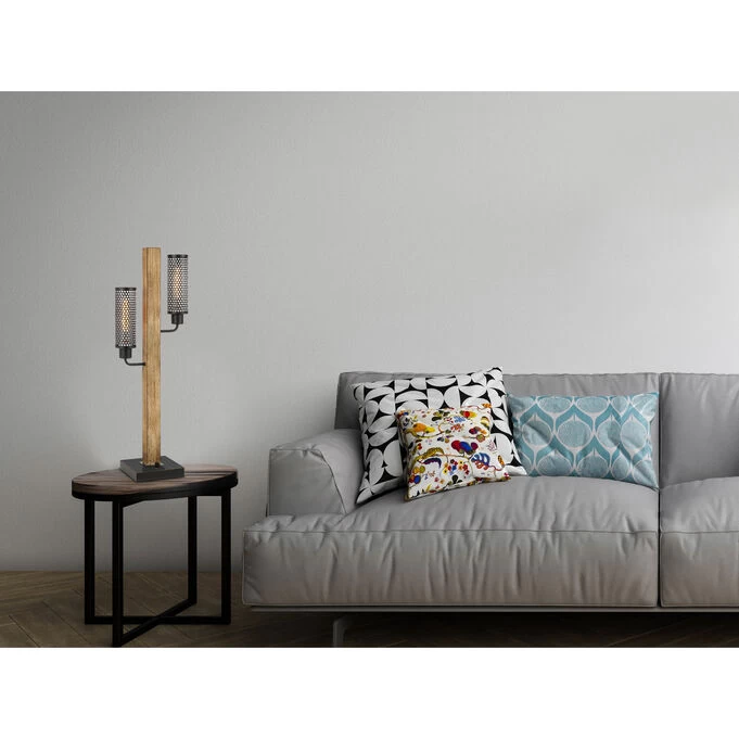 Lenox Light Oak Table Lamp 4 Lenox Light Oak Table Lamp - Image 2