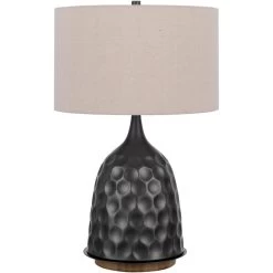 Oskaloosa Gray Table Lamp