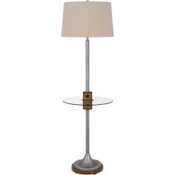 Lavaca Antique Silver Floor Lamp