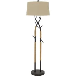 Pecos Black Floor Lamp
