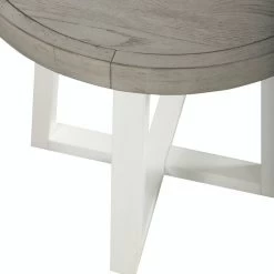 Palmetto Heights Driftwood Round End Table -furniture QK1062541 LIBF IS1 OL