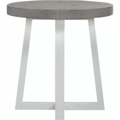 Palmetto Heights Driftwood Round End Table