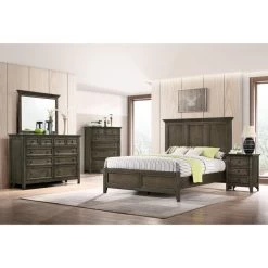 San Mateo Gray Queen 4 Piece Room Group