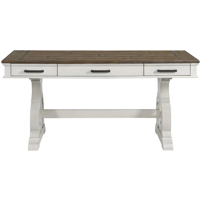 Drake Rustic White Writing Desk 3 Drake Rustic White Writing Desk