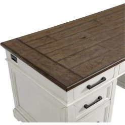 Drake Rustic White Executive Desk 7 Drake Rustic White Executive Desk -furniture QK1063795 INTC OPN OL