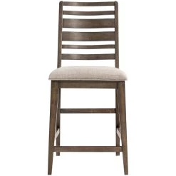 Kauai Brushed Mango Ladder Back Counter Stool