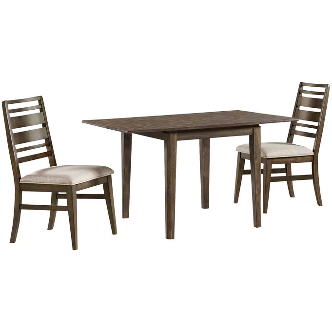 Kauai Brushed Mango 3 Piece Drop Leaf Dining Set 3 Kauai Brushed Mango 3 Piece Drop Leaf Dining Set