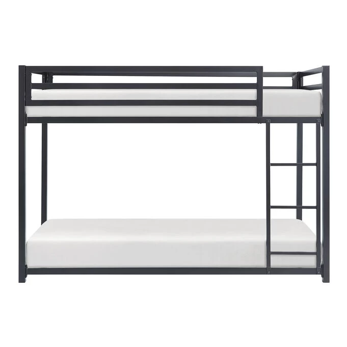 Brooks Black Twin Over Twin Bunk Bed 3 Brooks Black Twin Over Twin Bunk Bed