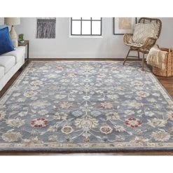 Rylan Blue 5x8 Rug -furniture QK1064346 FEIZ LF1 RM