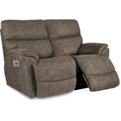 Trouper Mink Tri Power Reclining Loveseat -furniture QK1064417 LAZY OPN OL