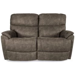 Trouper Mink Tri Power Reclining Loveseat