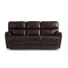 Trouper Leather Walnut Reclining Sofa 1 Trouper Leather Walnut Reclining Sofa -furniture QK1064419 LAZY PRI OL