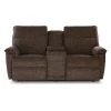 Jay Granite Reclining Console Loveseat 2 Jay Granite Reclining Console Loveseat -furniture QK1064453 LAZY PRI OL