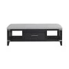 Laguna Weathered Steel Storage Bench