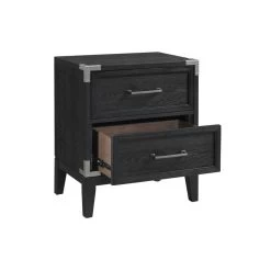 Laguna Weathered Steel Nightstand -furniture QK1064845 INTC OPN OL