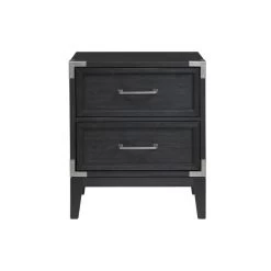 Laguna Weathered Steel Nightstand