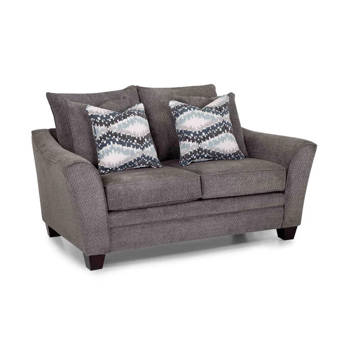 Zander Charcoal Loveseat 4 Zander Charcoal Loveseat - Image 2