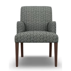 Denai Teal Upholstered Arm Chair