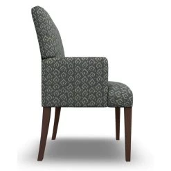 Denai Teal Upholstered Arm Chair -furniture QK1065977 BEST SID OL
