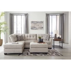 Mahoney Pebble Left Chaise Sectional -furniture QK1066112 ASHL LF2 RM