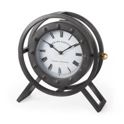 Gaston Gray Table Clock