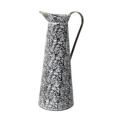 Colette Black Large Patterned Vase