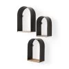 Finley Set Of 3 Black Wall Shelves -furniture QK1066761 MEFD PRI OL