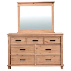 Glacier Point Golden Java Mirror