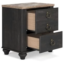 Nanforth Graphite Nightstand -furniture QK1067073 ASHL ER1 OL